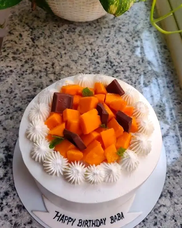Mango Truffle Cake